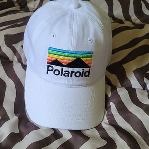Polaroid White Ball Cap